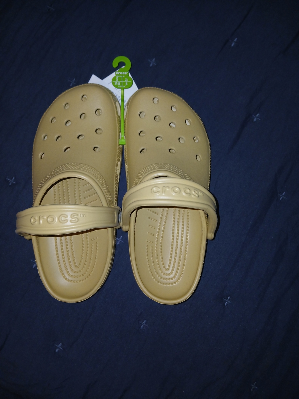 CROCS Kids Classic Clog - Beige/Tan - Picture 5 of 8